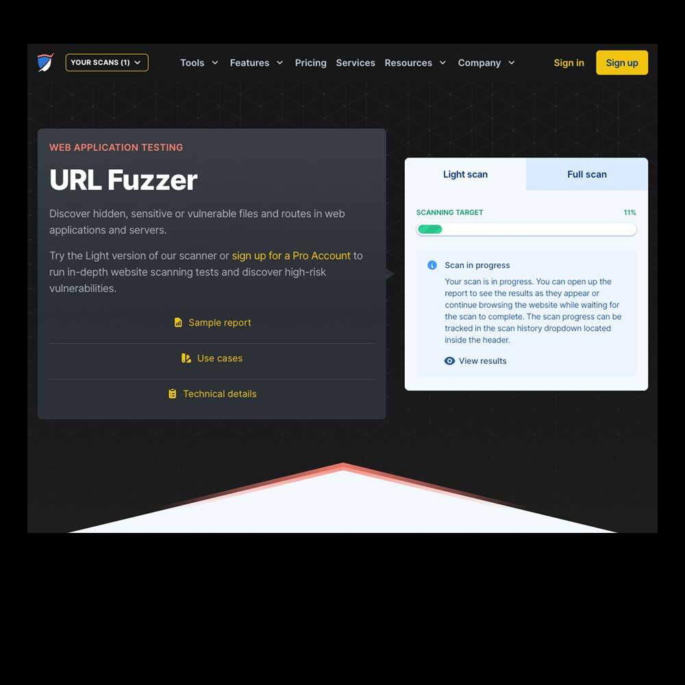 URL Fuzzer Pentest