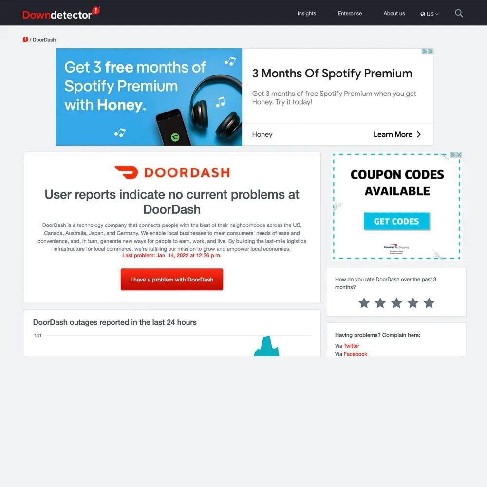 Downdetector Down Reports
