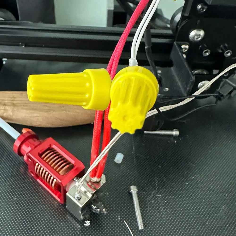 TPU Hot End Wiring